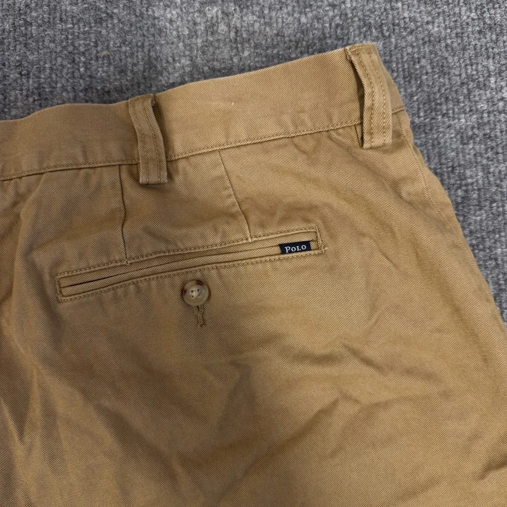 Polo Ralph Lauren Chino Shorts Men 40 Khaki Tan Brown Classic Fit 6